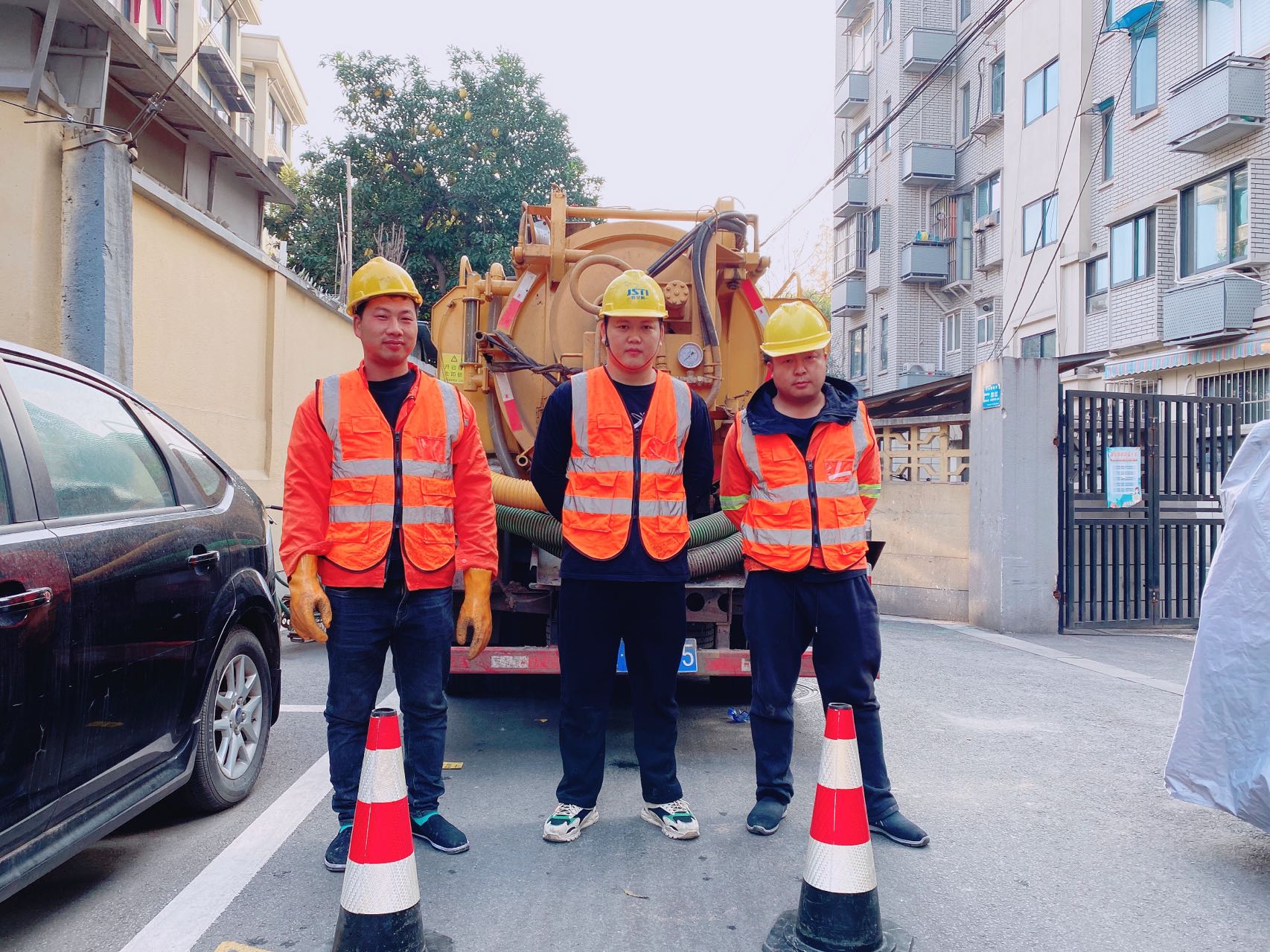 昌平南京某小区管道清淤检测施工